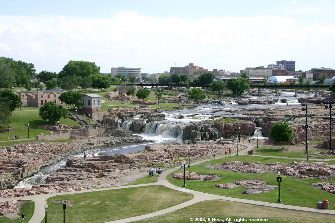 Sioux Falls from observation tower